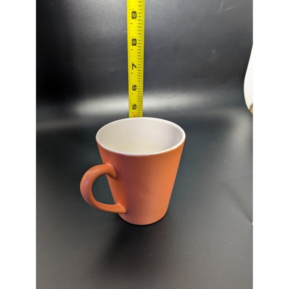 Kahlua Coffee Mug 1999 Anything Goes Orange Ceramic Vintage - Picture 12 of 13